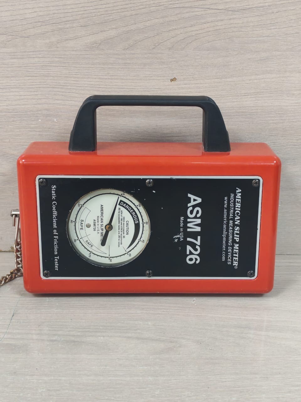 AMERICAN SLIP METER ASM-726 AMERICAN SLIP METER ASM 726 STATIC COEFFICIENT OF FRICTION TESTER 9