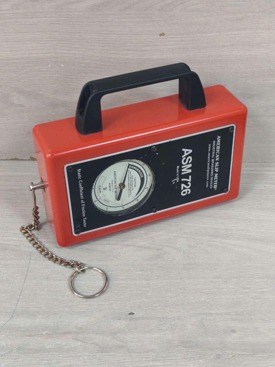 AMERICAN SLIP METER ASM-726 AMERICAN SLIP METER ASM 726 STATIC COEFFICIENT OF FRICTION TESTER 10