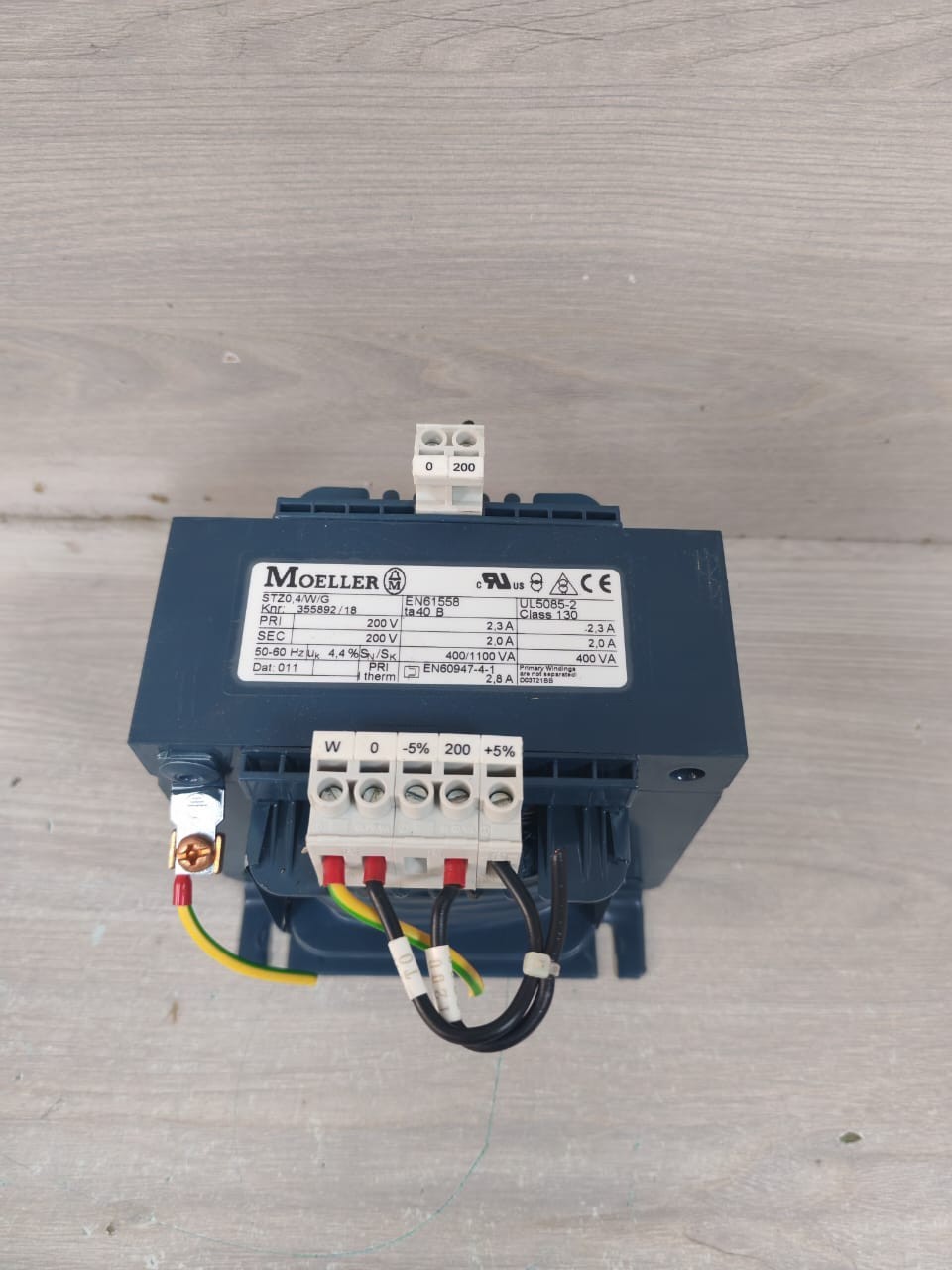 MOELLER STZ0,4/W/G STZ Control transformer