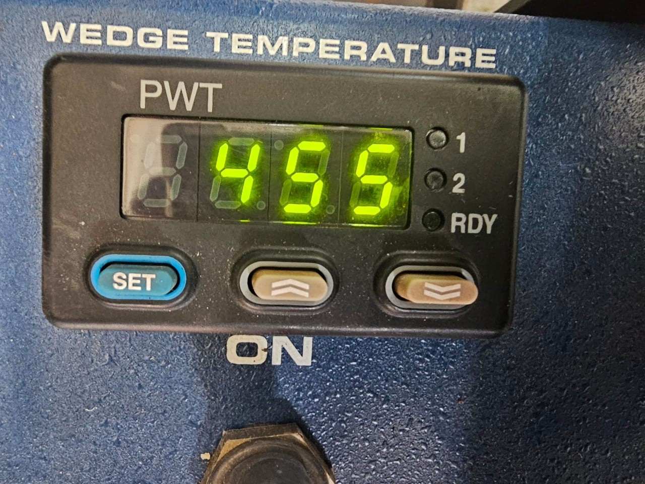 PLASTIC WELDING TECHNOLOGIES WEDGE-IT 2000 SERIES 836-5940 PWT WEDGE-IT 2000 SERIES 836-5940 TEMPERATURE & SPEED CONTROL 3