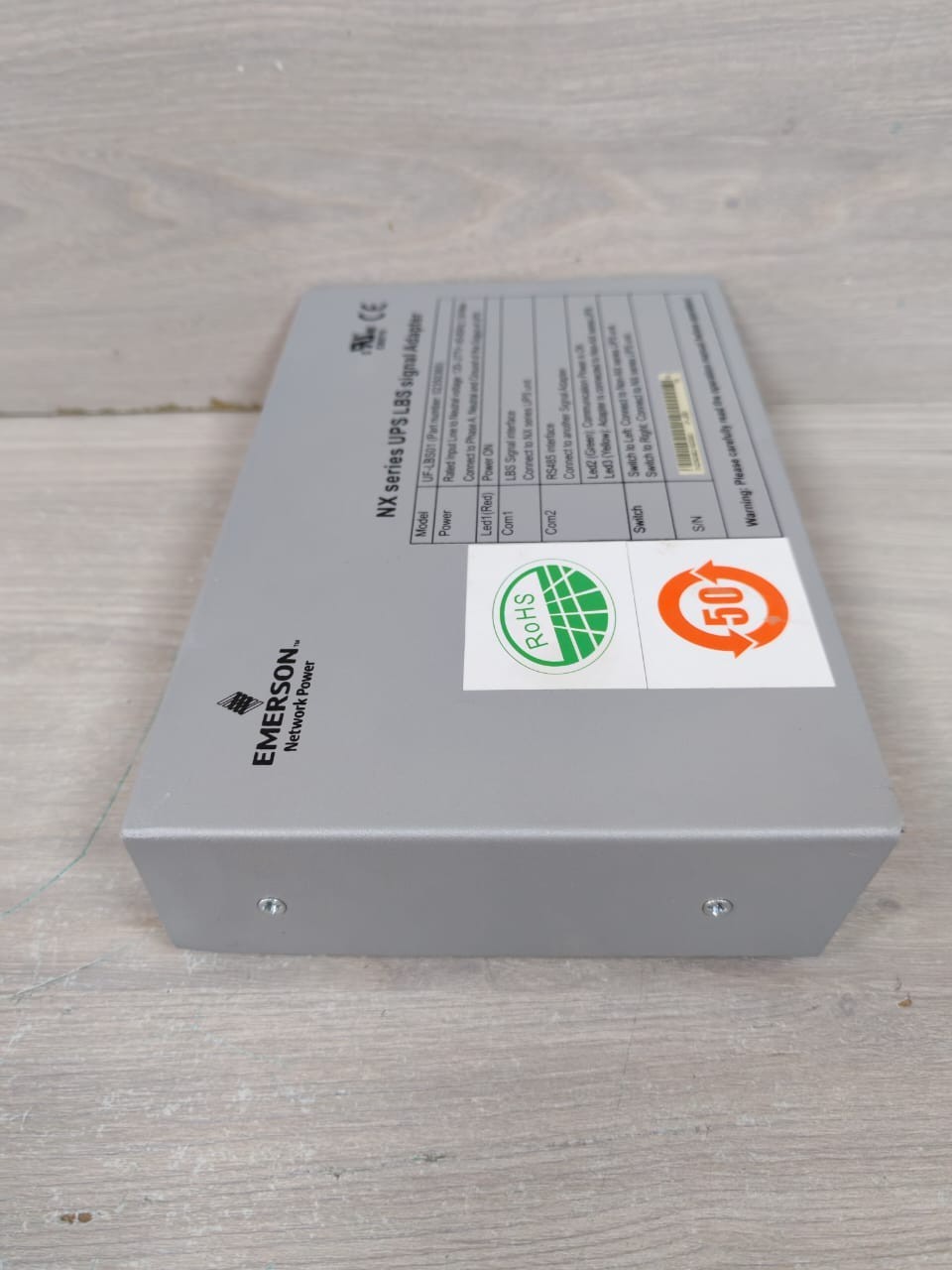 EMERSON 02350360 EMERSON UF-LBS01 NX SERIES UPS LBS SIGNAL ADAPTER P/N: 02350360 6