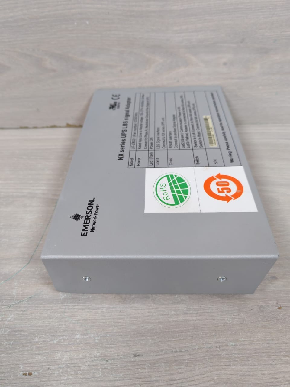 EMERSON 02350360 EMERSON UF-LBS01 NX SERIES UPS LBS SIGNAL ADAPTER P/N: 02350360 7