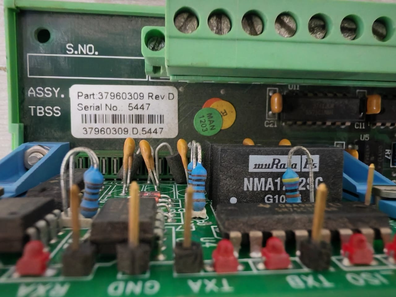 PHOENIX CONTACT 37960309 PHOENIX CONTACT 37960309 REV.D TERMINAL BOARD SERIAL SWITCH MODULE 3