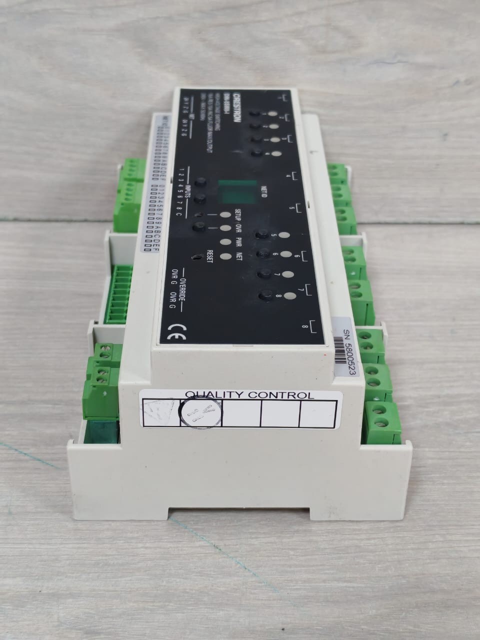 Crestron P/N:6503776 CRESTRON DIN-8SW8-I P/N:6503776 HIGH-VOLTAGE SWITCHING W/ DIGITAL INPUT 240V 9