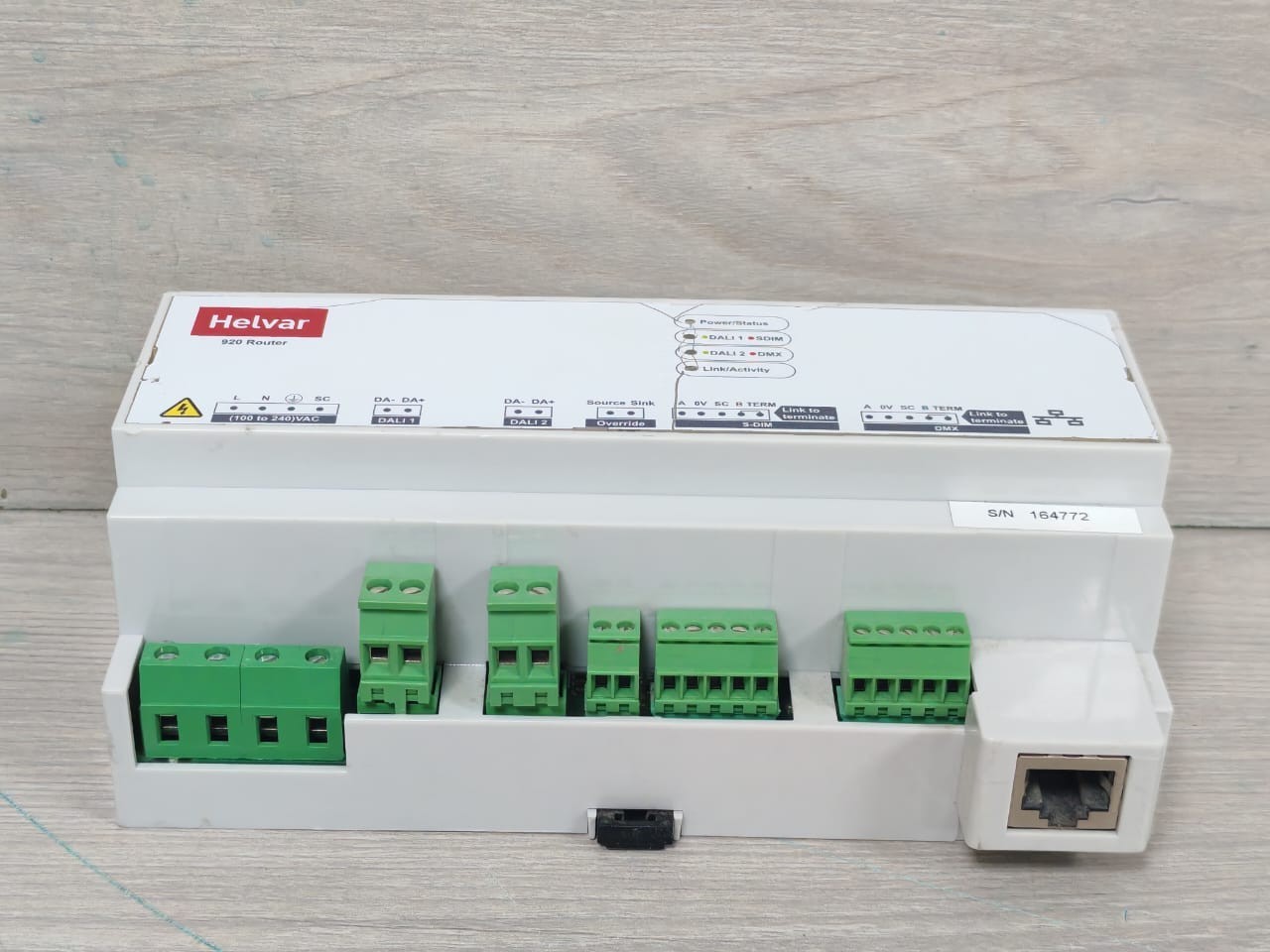 Helvar 920 Helvar 920 Imagine Router with SDIM & DMX SW V5.4.2 Rev.36 7