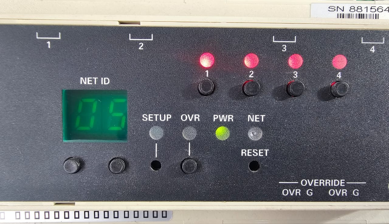 Crestron P/N:6501749 CRESTRON DIN-4DIMFLV4 P/N:6501749 0-10VDC FLUORESCENT DIMMING MODULE 240V 2