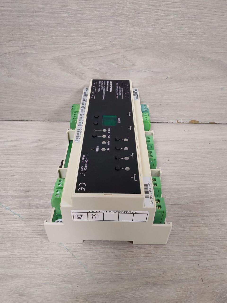 Crestron P/N:6501749 CRESTRON DIN-4DIMFLV4 P/N:6501749 0-10VDC FLUORESCENT DIMMING MODULE 240V 10
