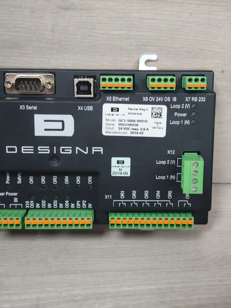 DESIGNA GC1-500A-0001D DESIGNA GC1-500A-0001D FALUNER WEG 3 24VDC 3