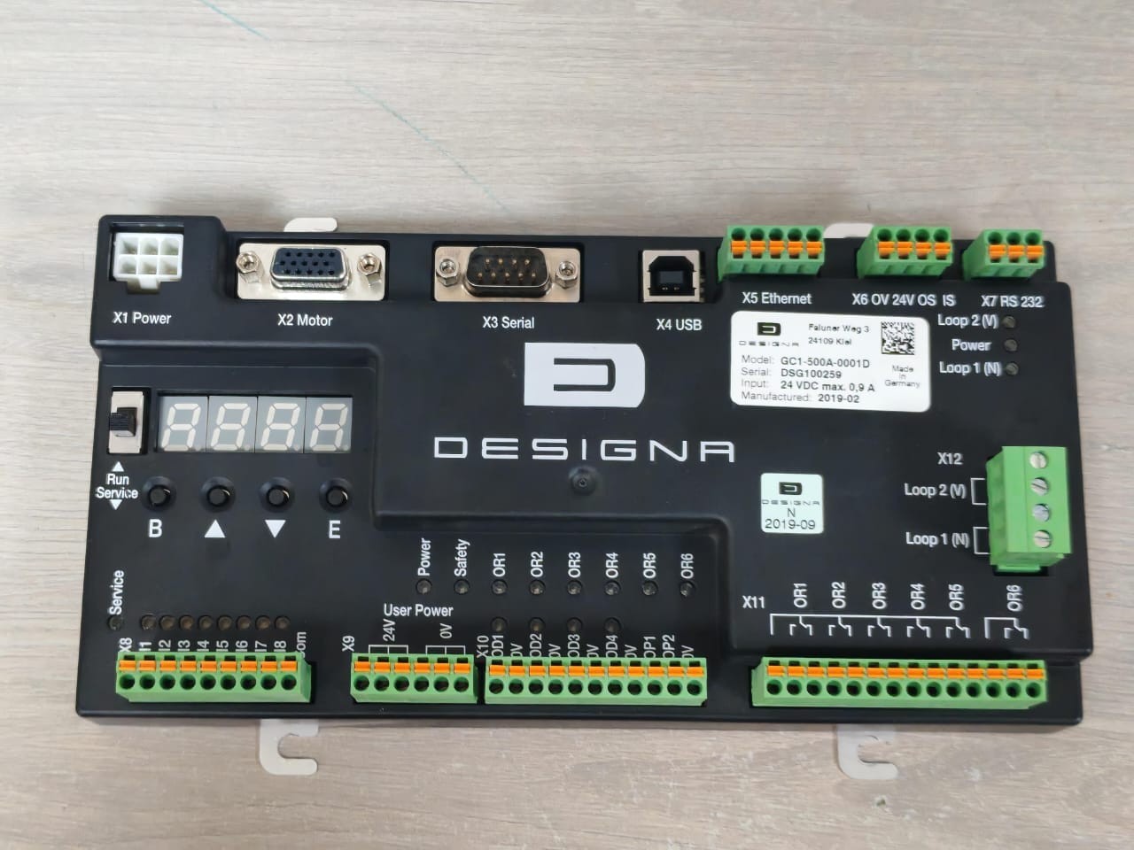 DESIGNA GC1-500A-0001D DESIGNA GC1-500A-0001D FALUNER WEG 3 24VDC 8