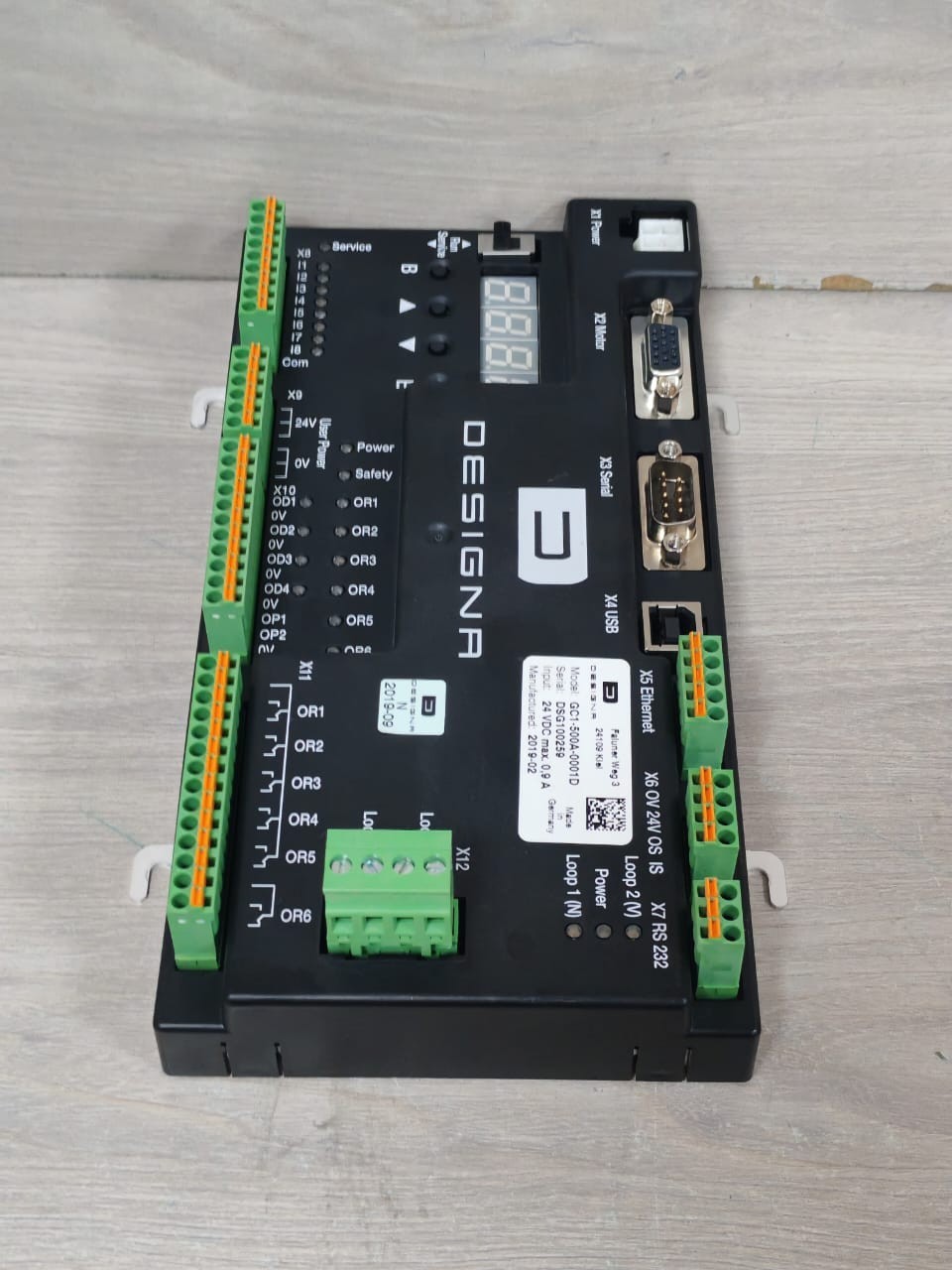 DESIGNA GC1-500A-0001D DESIGNA GC1-500A-0001D FALUNER WEG 3 24VDC 9