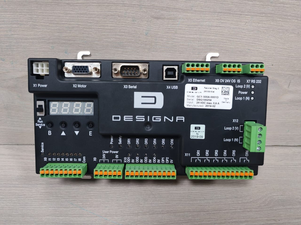 DESIGNA GC1-500A-0001D FALUNER WEG 3 24VDC