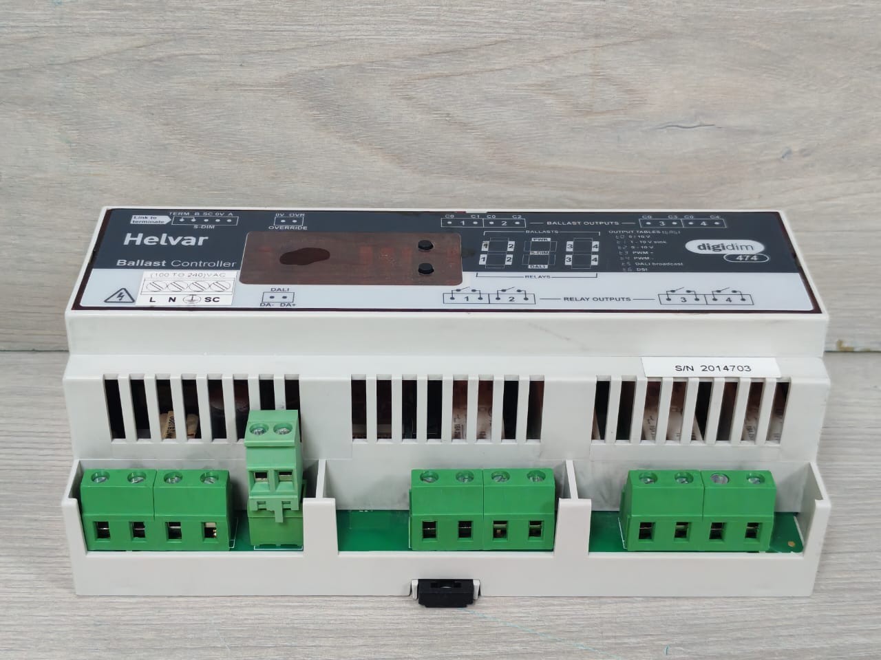 Helvar 474 Helvar 474 Ballast Controller 100-240 Vac 4