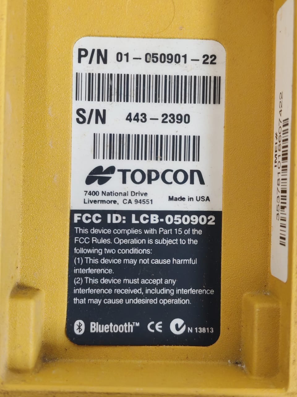 Topcon ROVER-01 Topcon GR-3 UHF Base Rover 01-050901-02 6