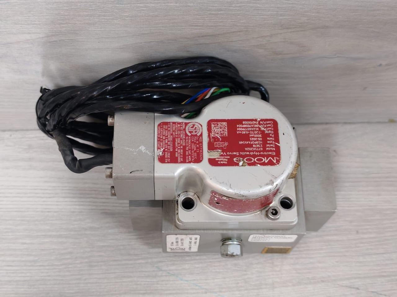 MOOG G771K202A MOOG G771K202A ELECTRO HYDRAULIC SERVO VALVE 5