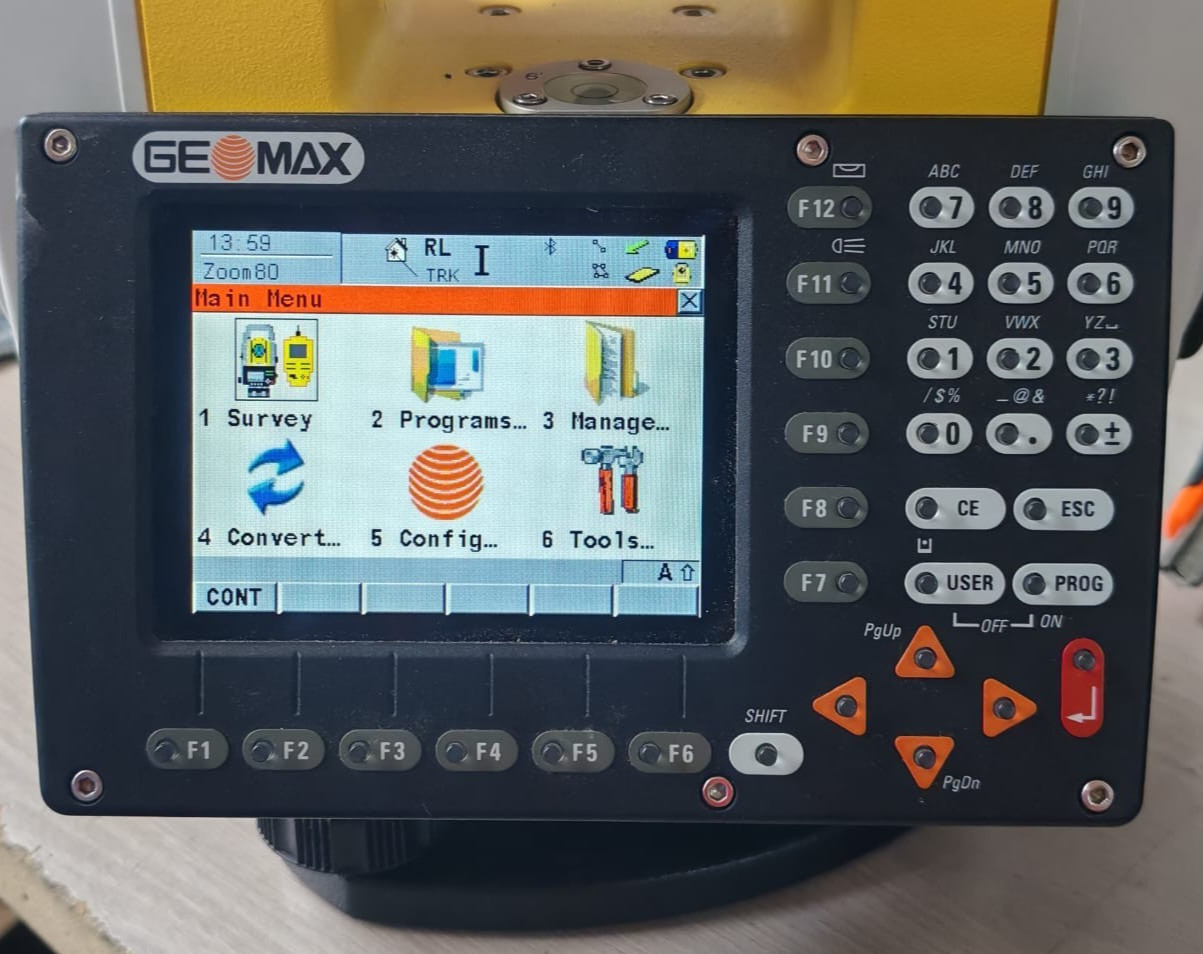 GEOMAX ZOOM-80 GEOMAX ZOOM 80 S 2 A10 ROBOTIC TOTAL STATION 3