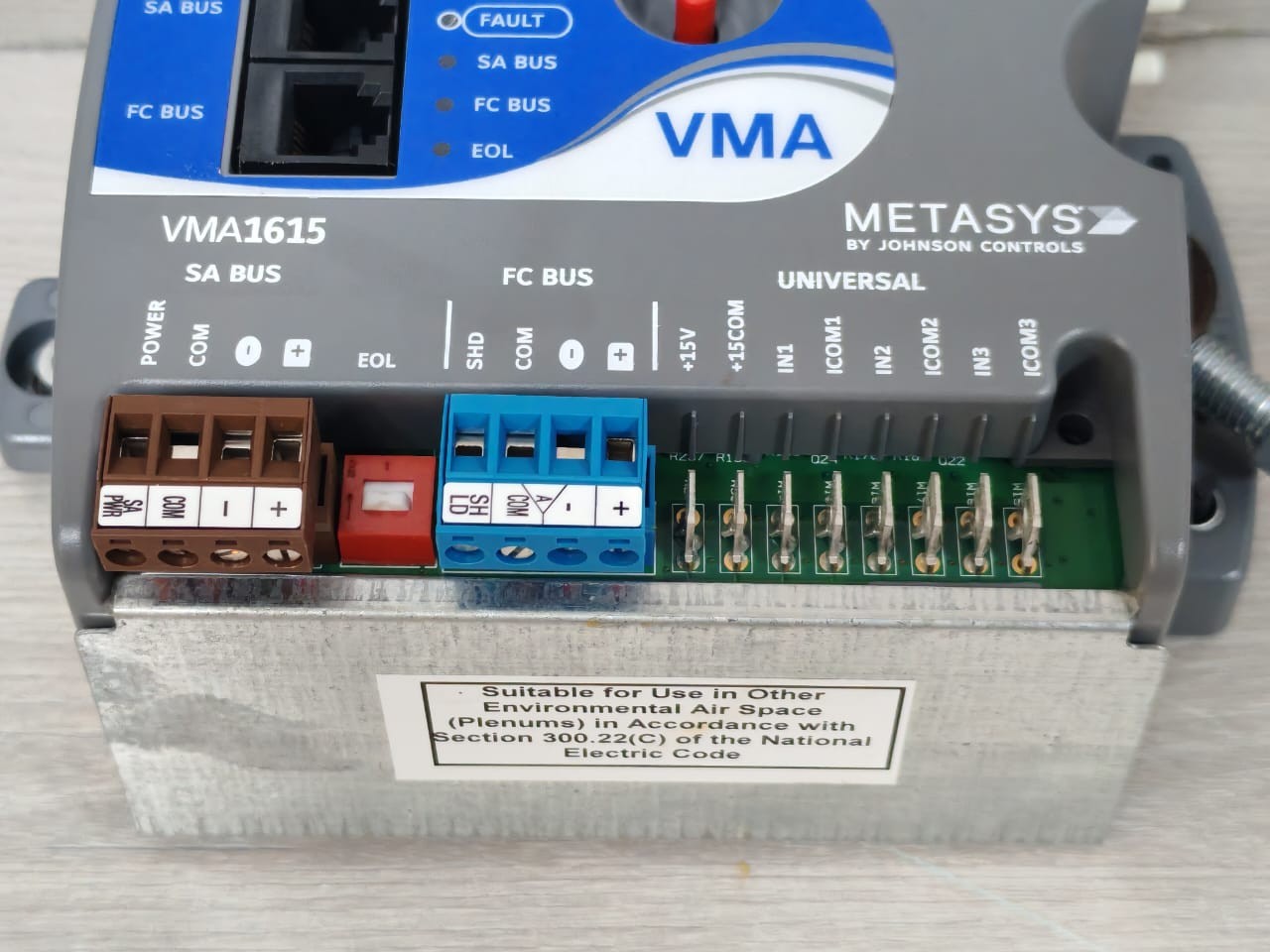 Johnson Controls 37-582-1 Johnson Controls MS-VMA1615-0 Actuator Assembly Cooling 37-582-1 Rev.K Ver 6.1 10