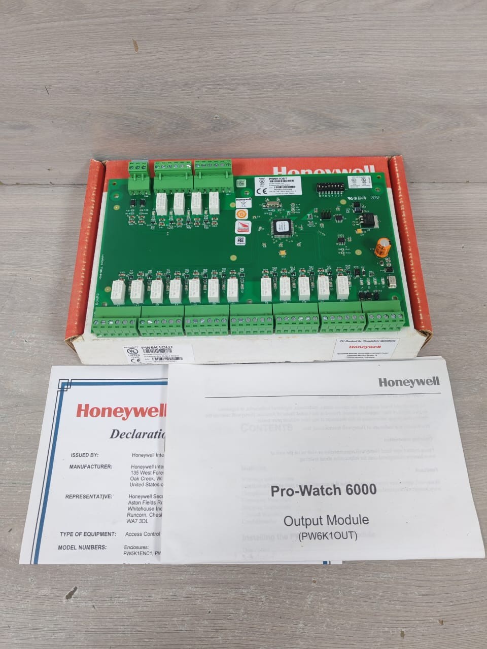 HONEYWELL PW6K1OUT ACCESS CONTROL UNIT SUBASSEMBLY OUTPUT BOARD