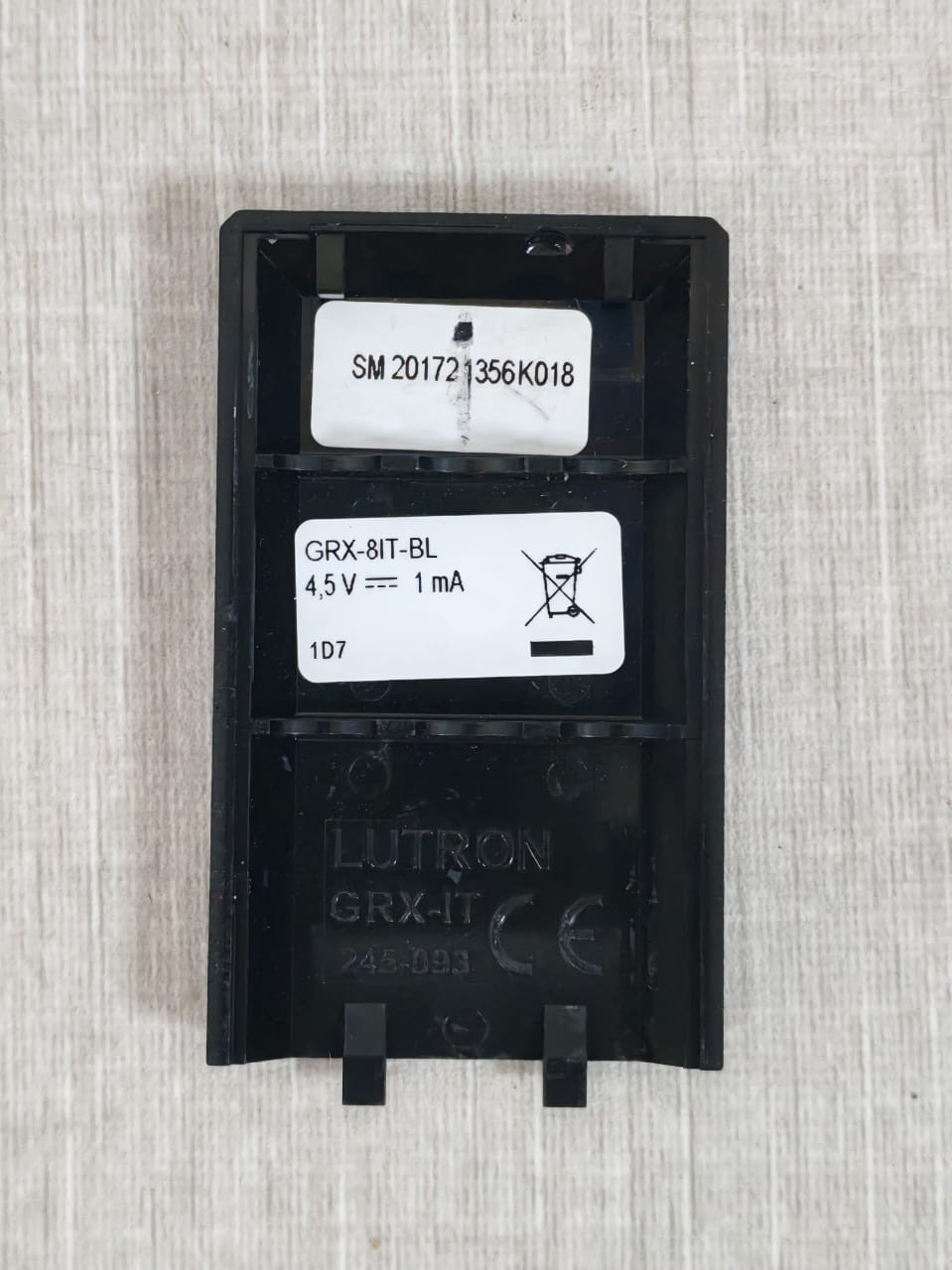 Lutron GRX-8IT-BL Lutron GRX-8IT-BL Remote Control 4.5V 6
