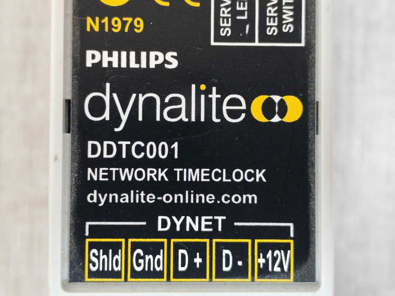 Philips Dynalite DDTC001 Philips Dynalite DDTC001 Network Timeclock 2