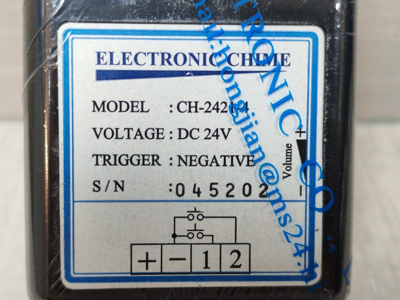 ELECTRONICS CHIME CH-2421-4 ELECTRONICS CHIME CH-2421-4 DC 24V 3