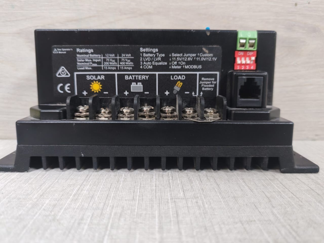 UNKNOWN MPPT-15L MORNING STAR SUNSAVER MPPT SOLAR CONTROLLER SS-MPPT-15L 3