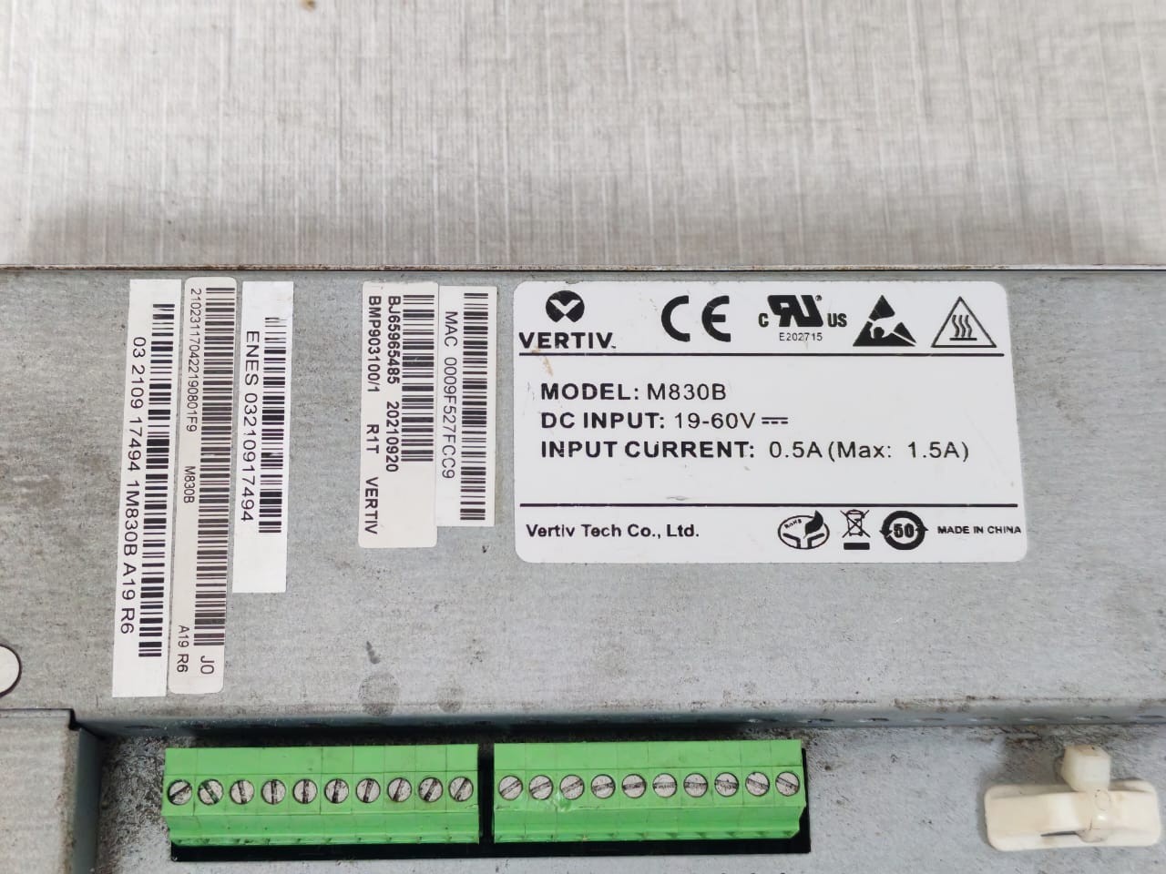 VERTIV M830B VERTIV M830B 19-60V CONTROL UNIT 7