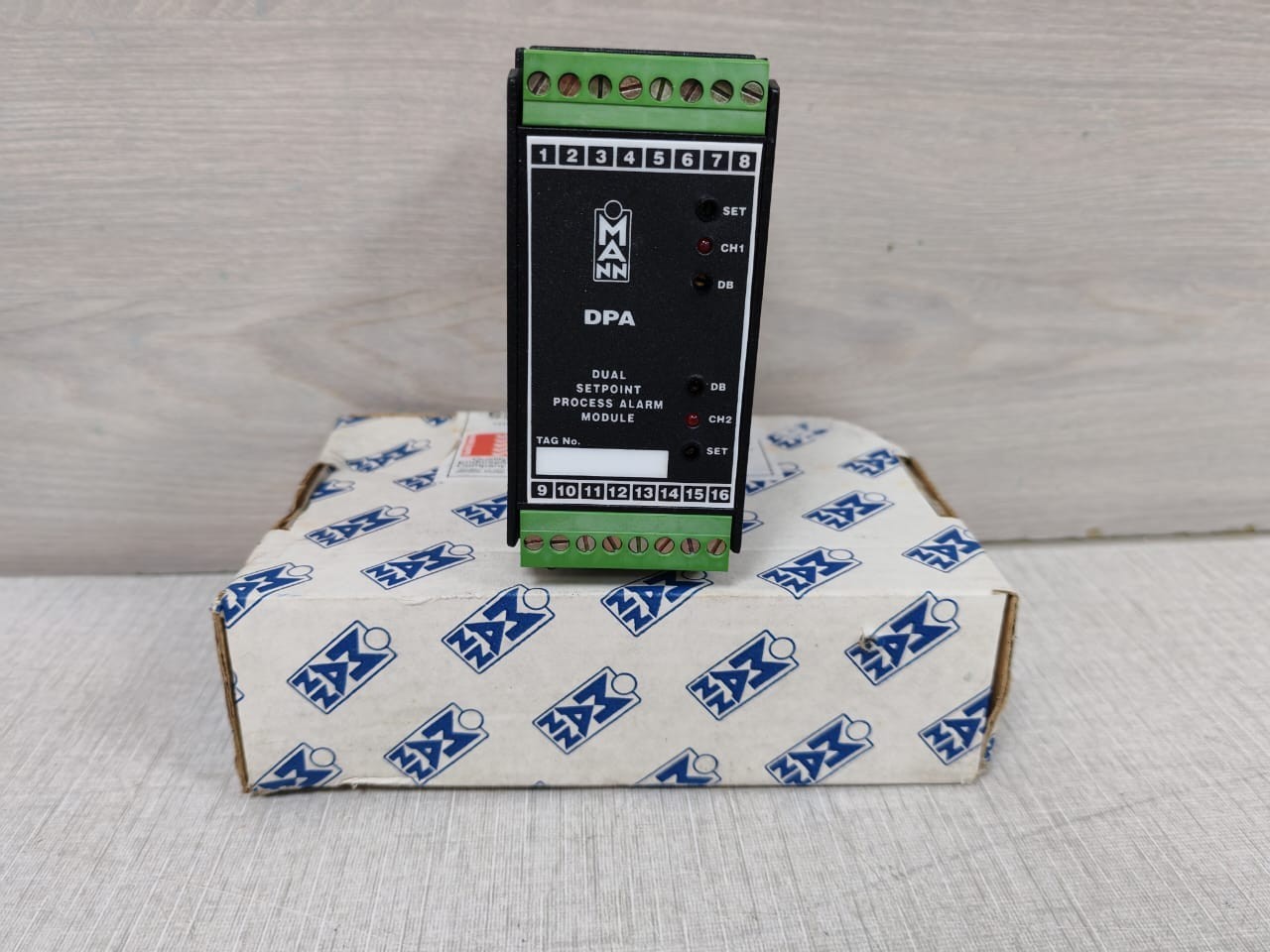 Mann DPA/POT/5K ohm/0-100%24Vdc/LND/HND MANN DPA/POT/5K ohm/0-100%24Vdc/LND/HND REV.D DUAL SETPOINT PROCESS ALARM MODULE 2
