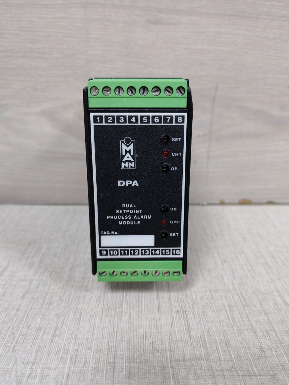 Mann DPA/POT/5KOHM/0-100%24Vdc/LND/HND/X MANN DPA/POT/5KOHM/0-100%24Vdc/LND/HND/X DUAL SETPOINT PROCESS ALARM MODULE 2