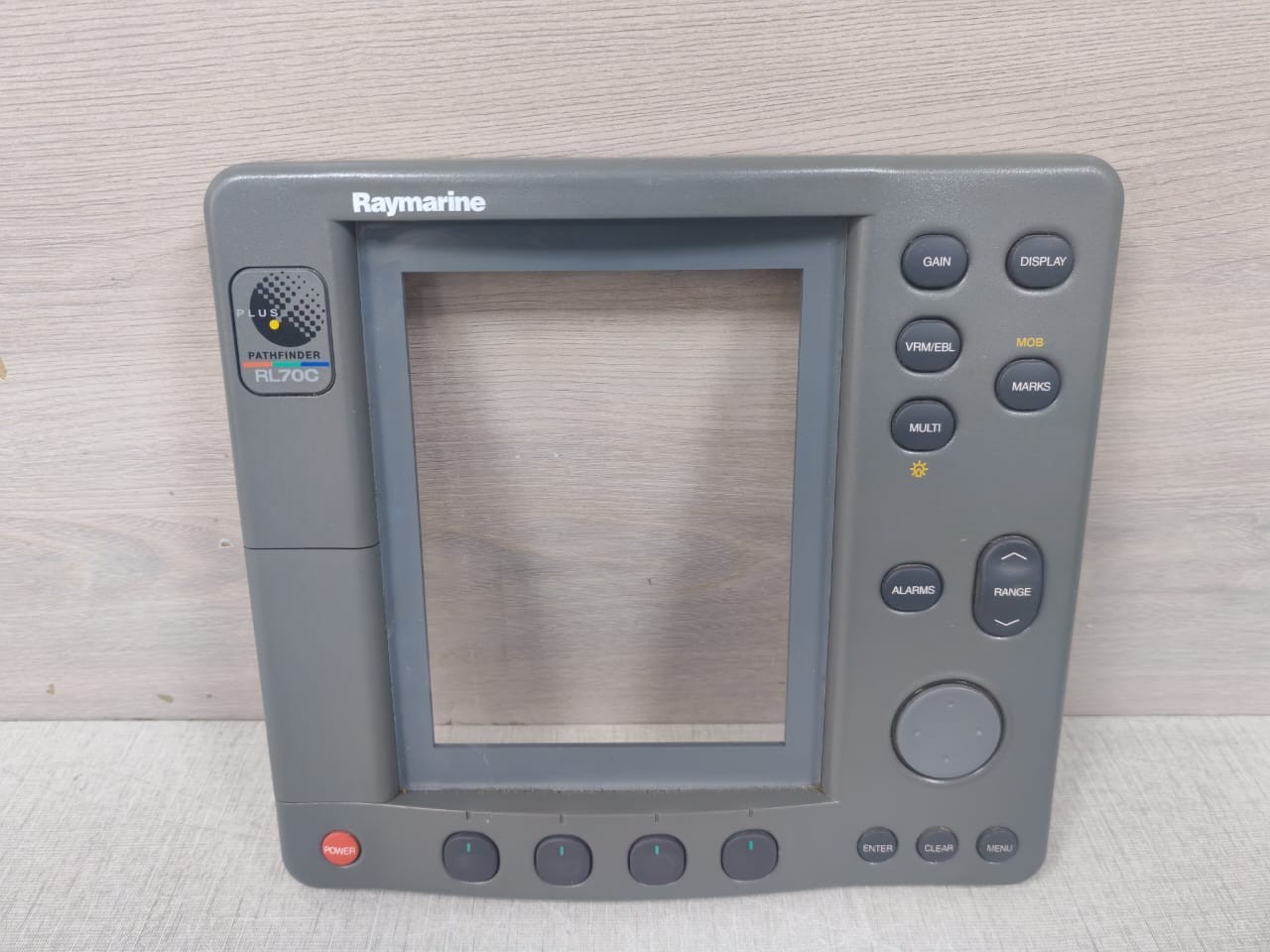 Raymarine RL70C front Facia,Keyboard & Softkeys