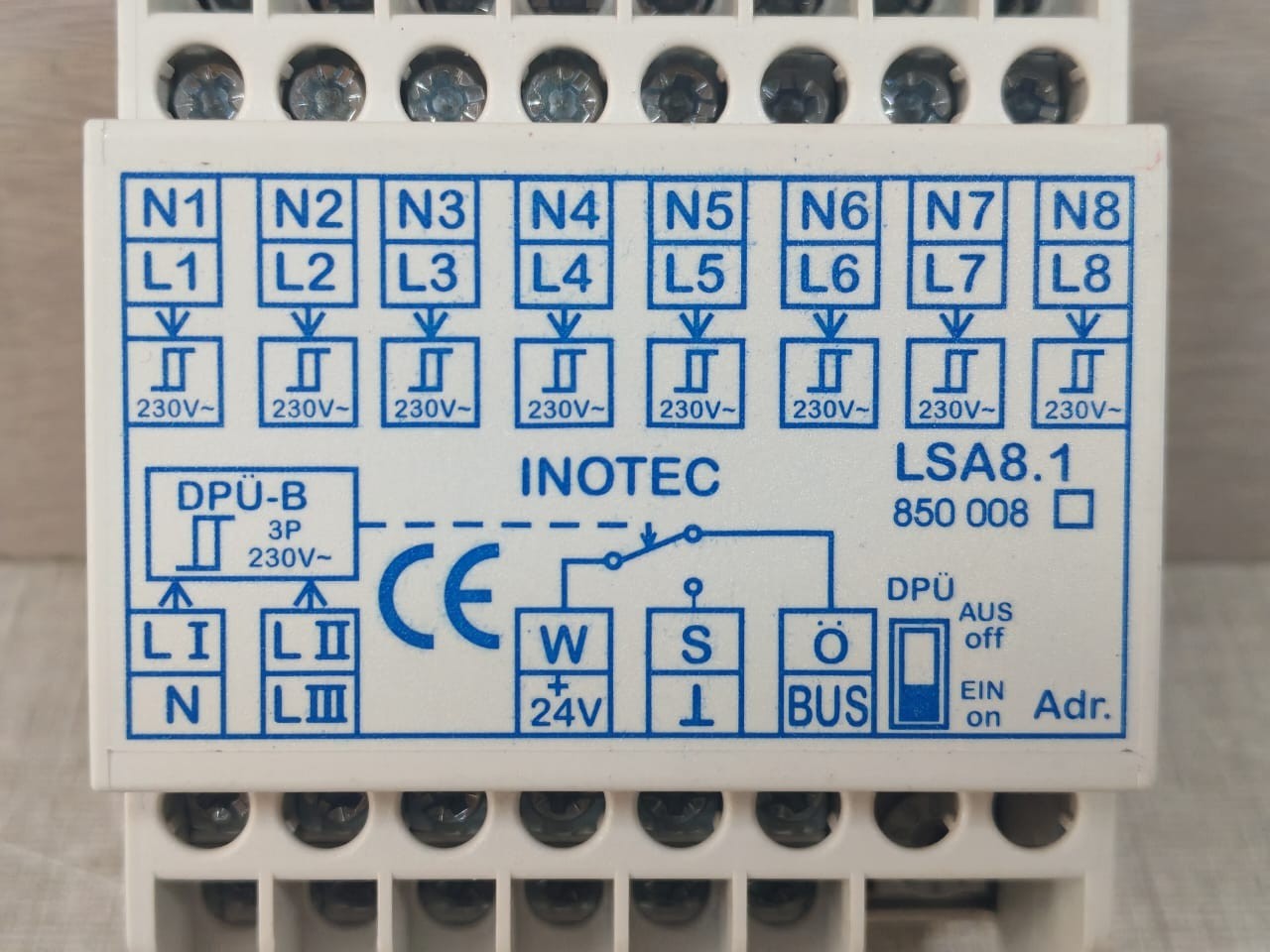 INOTEC LSA8.1 INOTEC LSA8.1 MODULE 230V -WITHOUT ANY ACCS 2