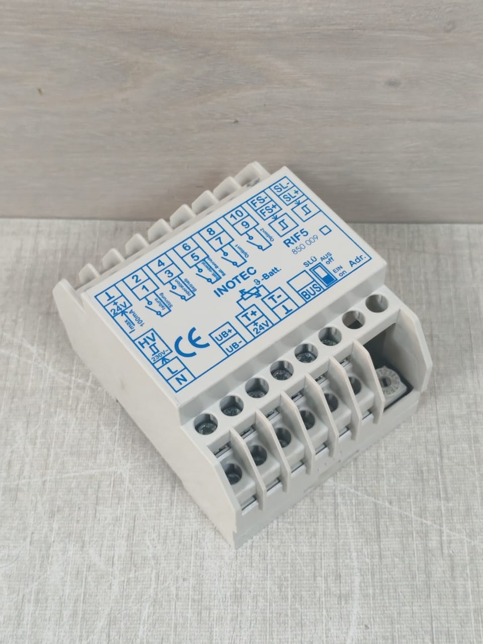 INOTEC MONITOR230V INOTEC RIF5 850009 EMERGENCY LIGHTINNG MONITOR 230V 5