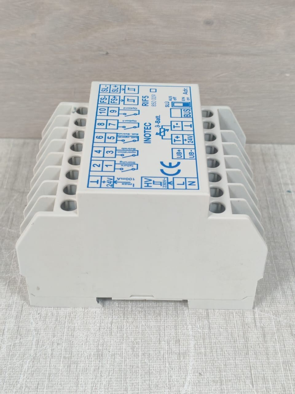 INOTEC MONITOR230V INOTEC RIF5 850009 EMERGENCY LIGHTINNG MONITOR 230V 6