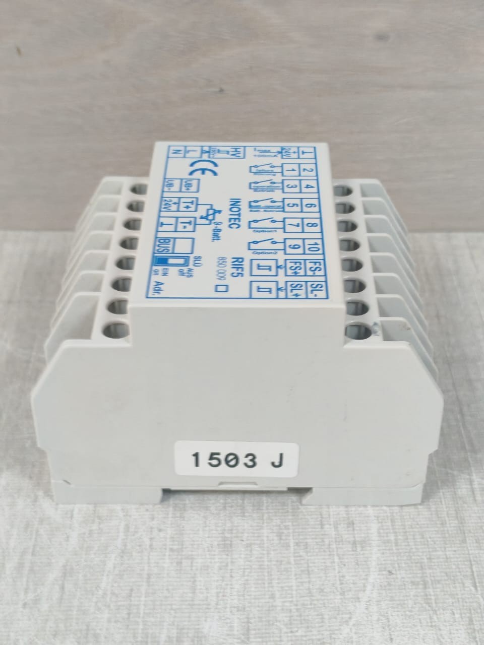 INOTEC MONITOR230V INOTEC RIF5 850009 EMERGENCY LIGHTINNG MONITOR 230V 7