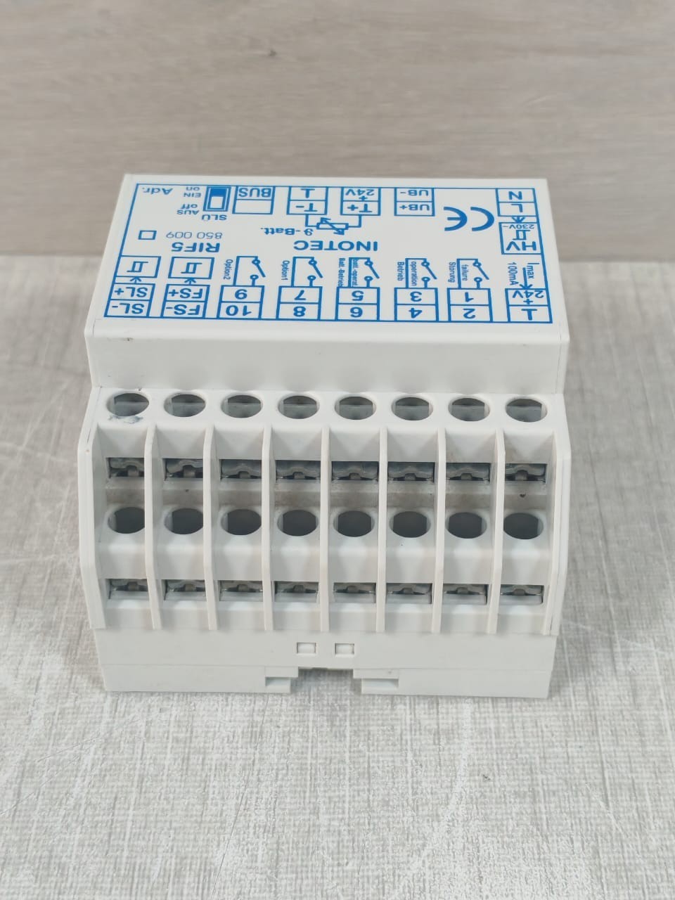 INOTEC MONITOR230V INOTEC RIF5 850009 EMERGENCY LIGHTINNG MONITOR 230V 10