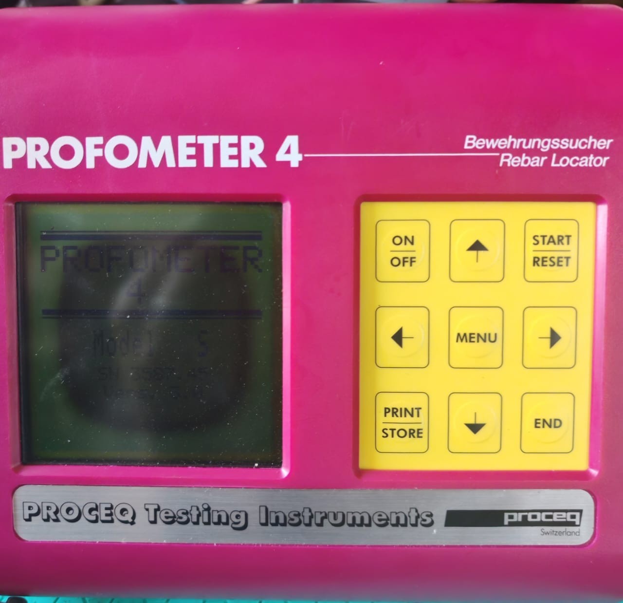 PROCEQ PROCEQ PROCEQ PROFOMETER 4 REBAR LOCATOR - NEED TO CHANGE THE SCREEN 2