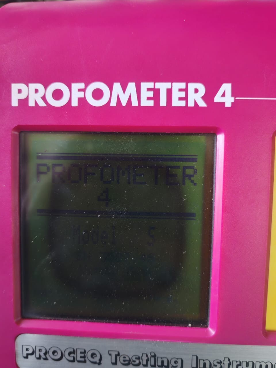 PROCEQ PROCEQ PROCEQ PROFOMETER 4 REBAR LOCATOR - NEED TO CHANGE THE SCREEN 7
