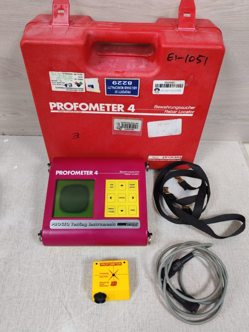 PROCEQ PROCEQ PROCEQ PROFOMETER 4 REBAR LOCATOR - NEED TO CHANGE THE SCREEN 10