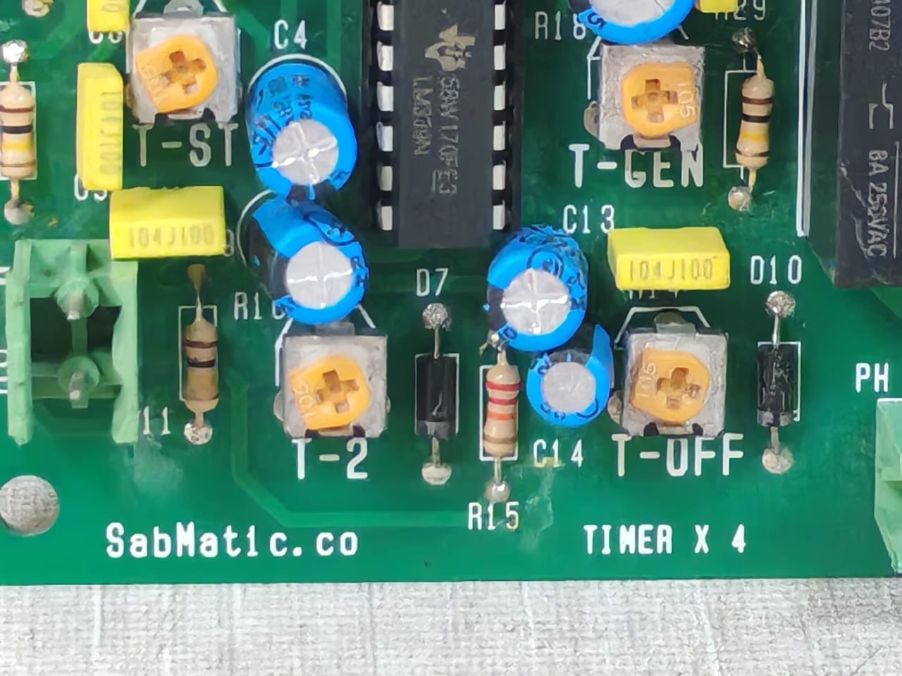 Sabmatic.co Timer X 4 Sabmatic.co Timer X 4 Pcb Board 2