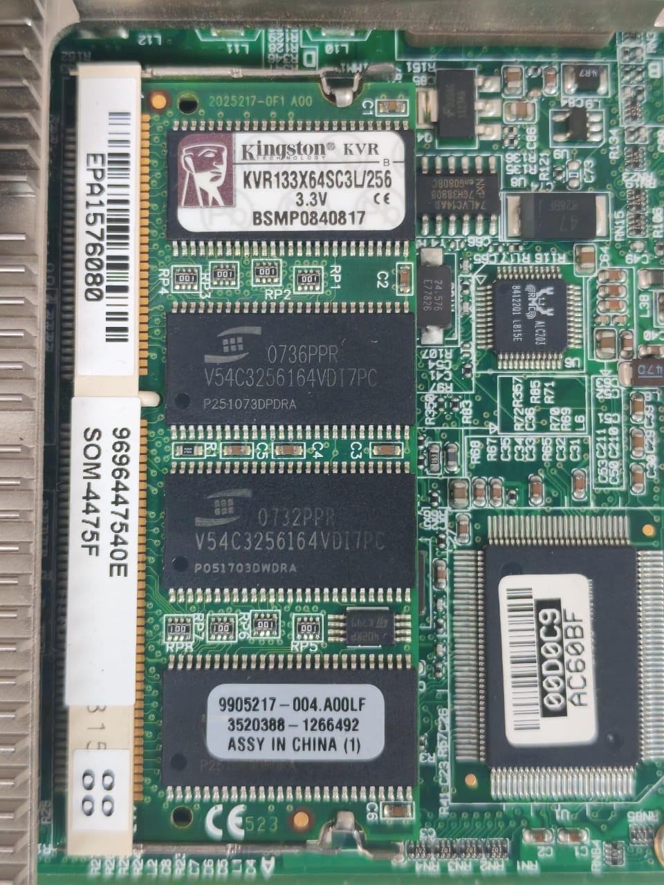 Unbranded EXT-BASE V1.2/2009/02-12 WITH KINGSTON KVR133X64SC3L/256 EXT-BASE V1.2/2009/02-12 WITH KINGSTON KVR133X64SC3L/256 CIRCUIT BOARD 9