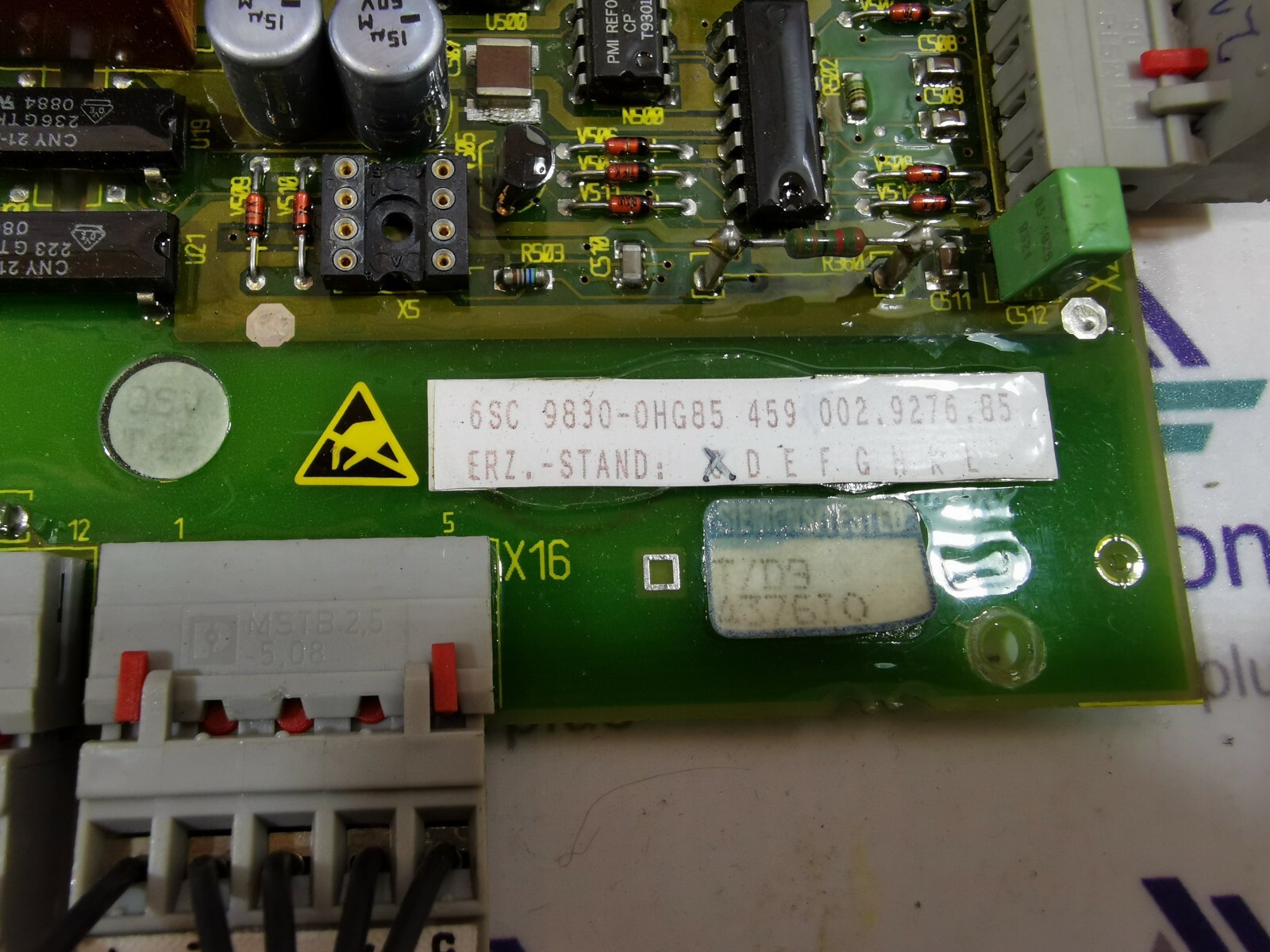 Siemens 9830-0HG85 Siemens 6SC 9830-0HG85 / 6SC98300HG85 Board Erz.-Stand 2