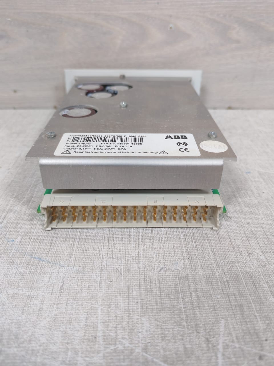 ABB 149601-32005 ABB 1KGT026500R0001 560PSR00 P/N: 149601-32005 POWER SUPPLY UNIT 5
