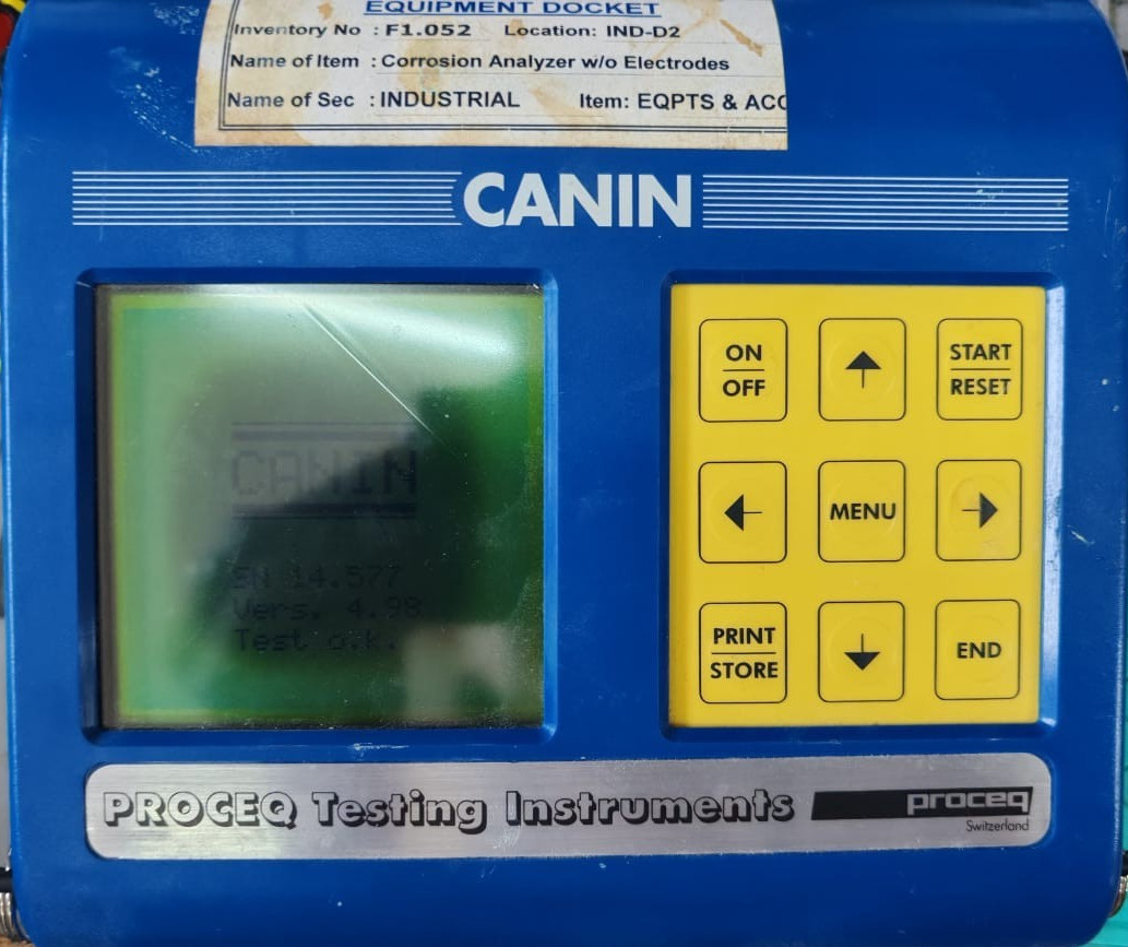 PROCEQ CANIN CORROSION ANALYZER PROCEQ CANIN CORROSION ANALYZER W/O ELECTRODES 6