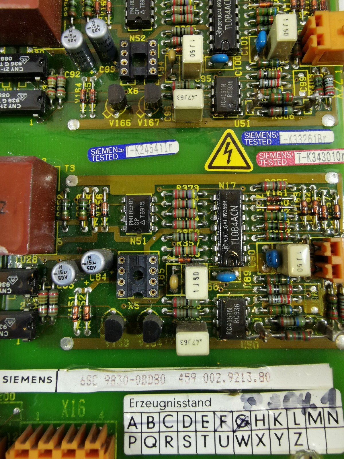 Siemens 9830-0BD80 Siemens 6SC 9830-0BD80 / 6SC98300BD80 Board Erz.-Stand 4