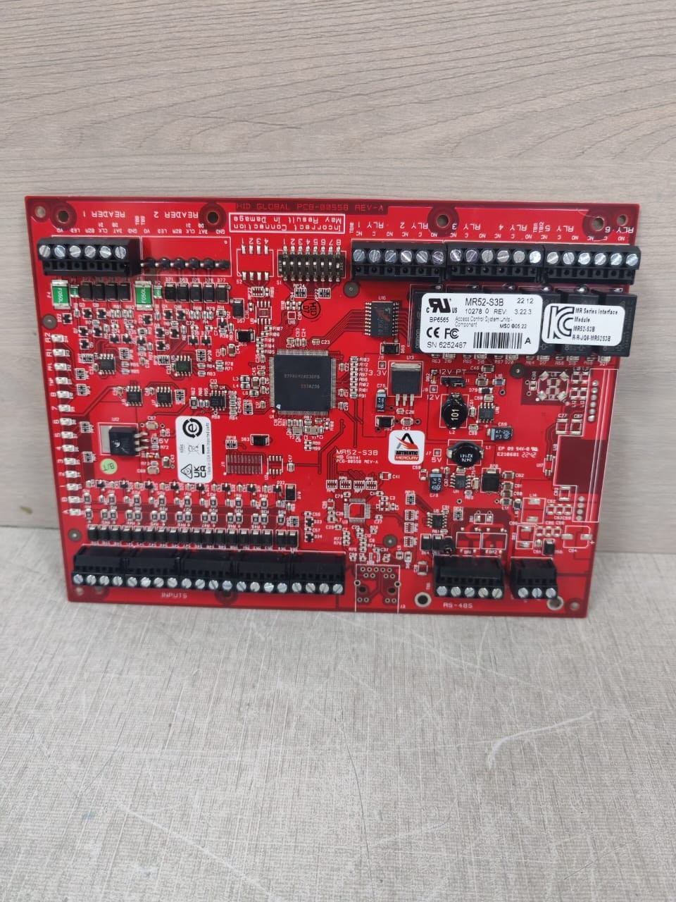 MERCURY MR52-S3B MERCURY MR52-S3B DUAL READER INTERFACE MODULE BOARD 2
