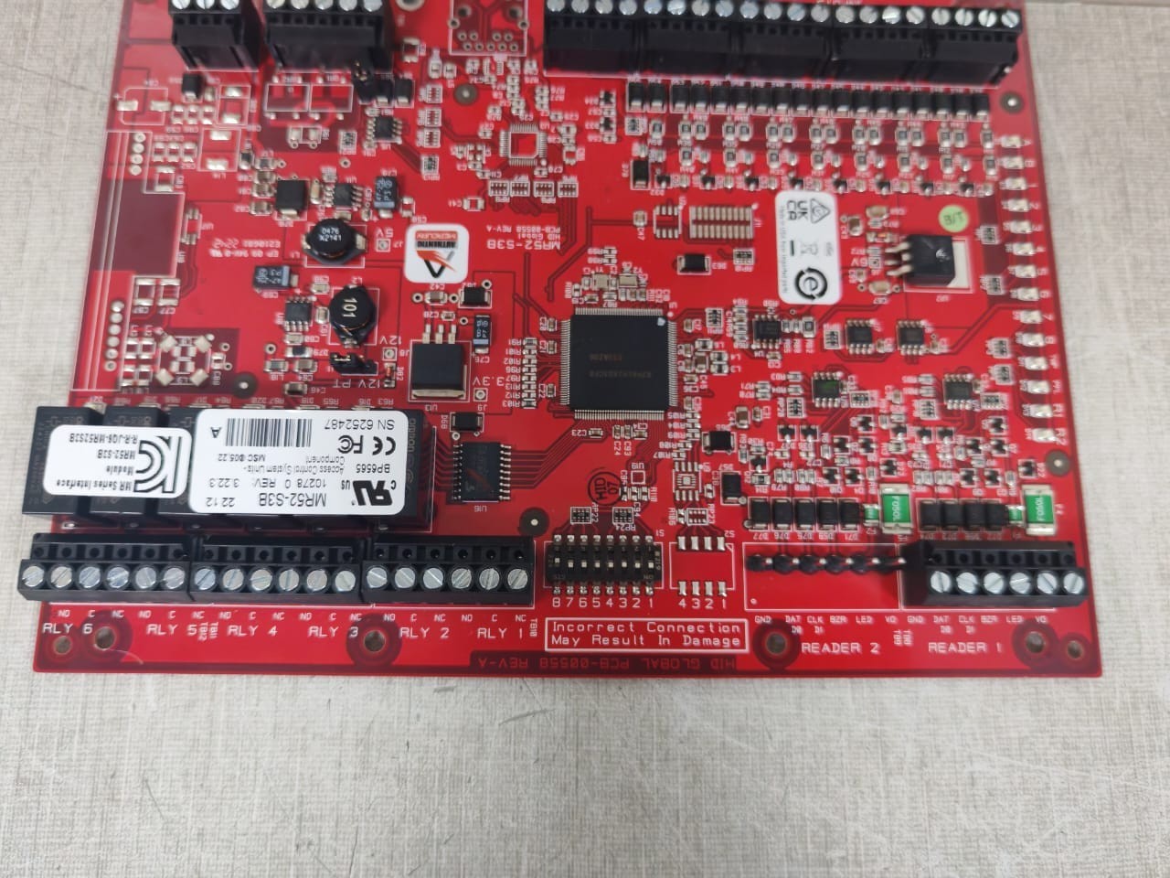 MERCURY MR52-S3B MERCURY MR52-S3B DUAL READER INTERFACE MODULE BOARD 5
