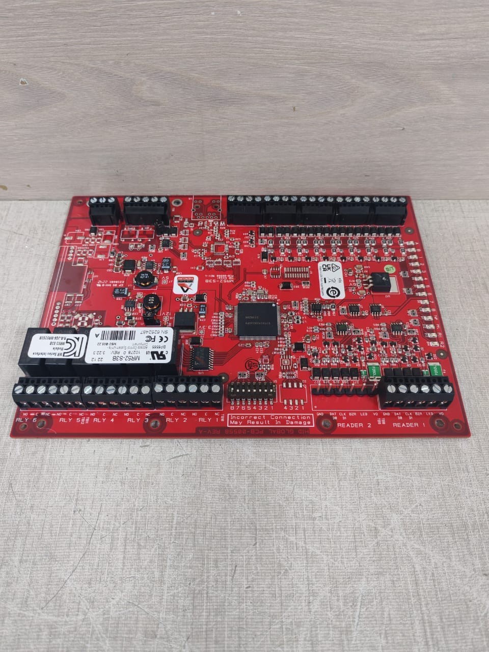MERCURY MR52-S3B MERCURY MR52-S3B DUAL READER INTERFACE MODULE BOARD 6