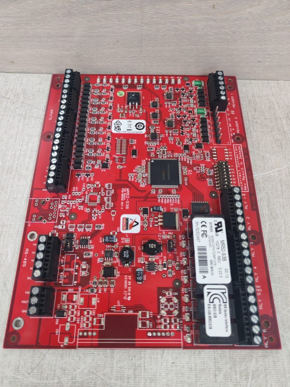 MERCURY MR52-S3B MERCURY MR52-S3B DUAL READER INTERFACE MODULE BOARD 7