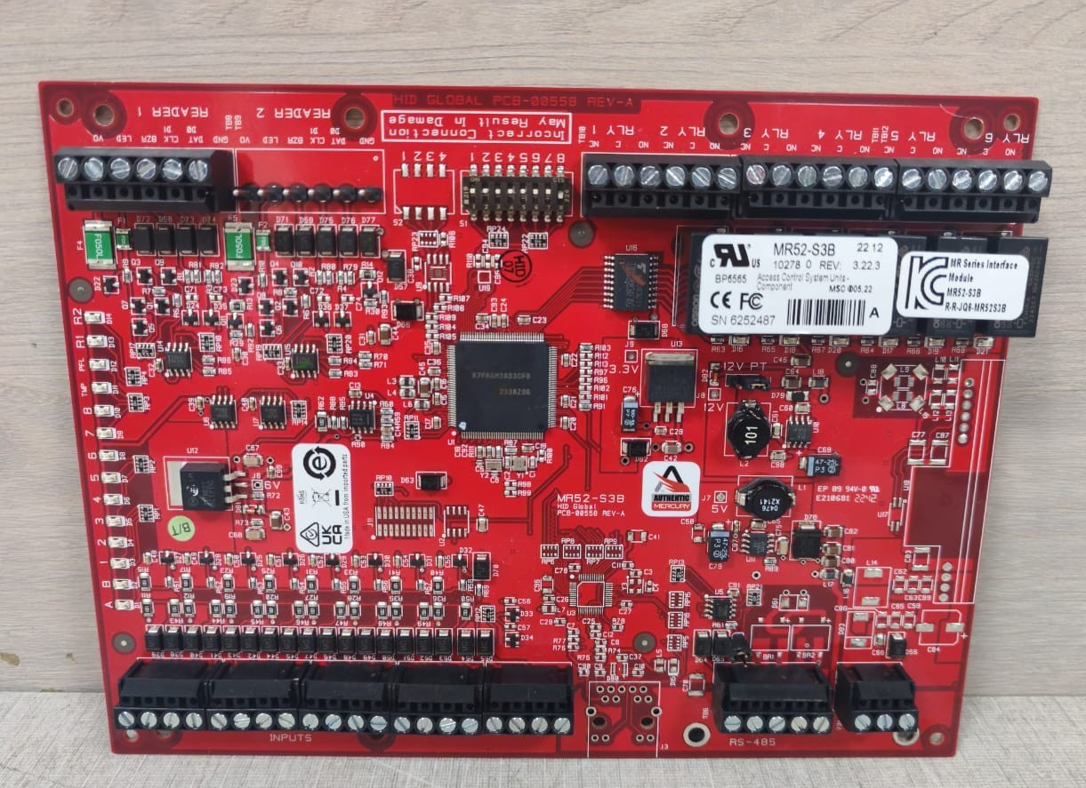 MERCURY MR52-S3B DUAL READER INTERFACE MODULE BOARD