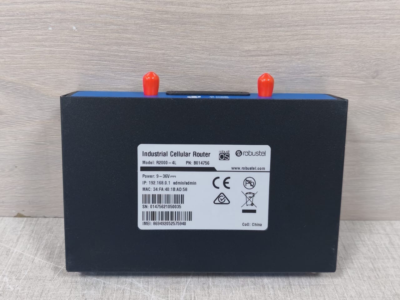 Robustel B014756 Robustel R2000-4L Industrial Cellular Router B014756-without antenna 6