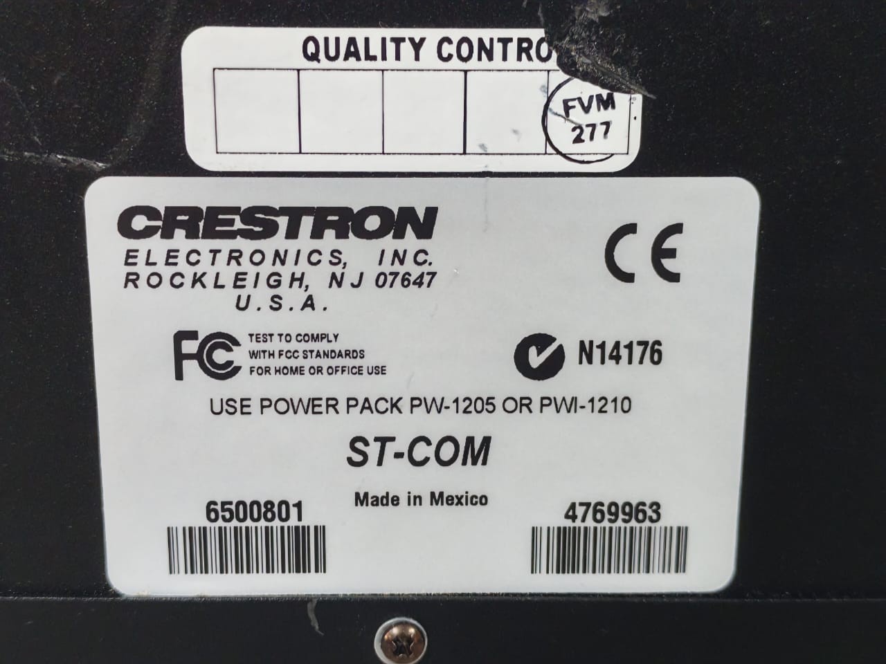 CRESTON ELECTRONICS RS-232/422 ST-COM CRESTON ELECTRONICS RS-232/422 ST-COM PORT MODULE 7